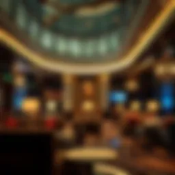 Luxurious Emirates Lounge interior