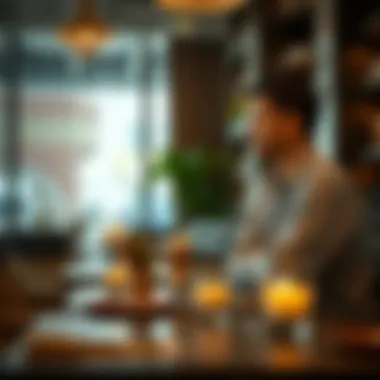 Cozy Café Setting for Couples in Dubai Cozy café setting ideal for couples to relax and unwind in Dubai.