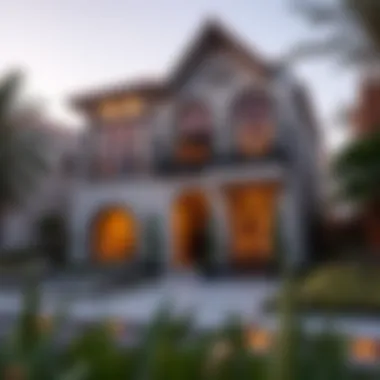 Charming Couple's Retreat in Dubai A charming couple's retreat in a scenic Dubai neighborhood.
