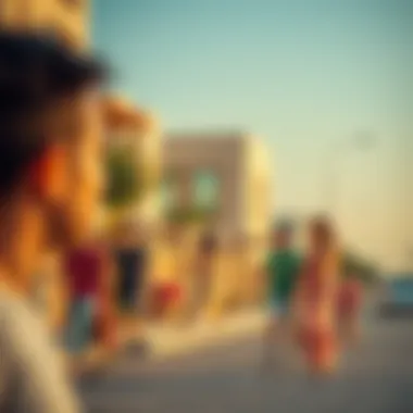 Community Life around Jood Residence Vibrant community life surrounding Jood Residence in Al Qusais