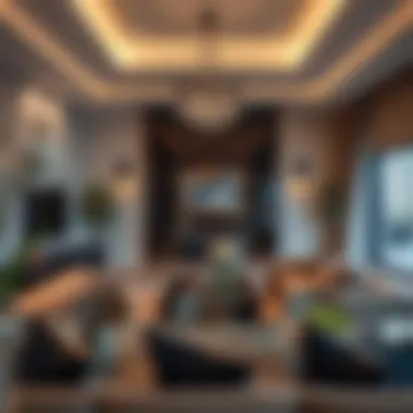 Elegant Interior of Jood Residence Elegant interior of Jood Residence highlighting spacious living area