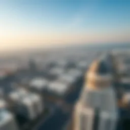 Aerial view of Shoba Dubai showcasing modern architecture and urban planning