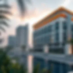 Stunning view of the Al Mamoorah Building showcasing its unique architectural design