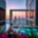 Stunning view of Al Raha Loft's modern architecture