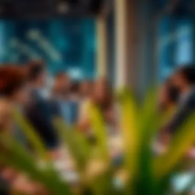 Networking Opportunities in Dubai A diverse group of professionals networking