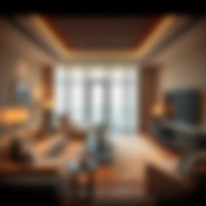Elegant living space inside Vida Residences
